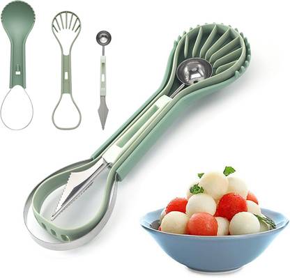 ORTIZA Fruit Icecream Ball Spoon, Fruit Tool, Fruit Scooper Seed Remover Multi Tool