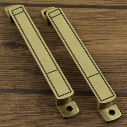 Jovial Sigma Door Handle/Pull Handle/Handle Set(7", Antique Brass, Zinc Alloy, 2 Pc) Zinc Door Handle