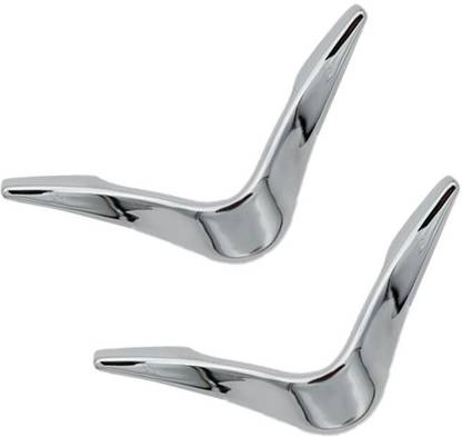 Rawk Zinc V-Shape Silver Knob for Cabinets,Drawers pulls (Silver Finish,Pack of 2) Zinc Cabinet/Drawer Handle