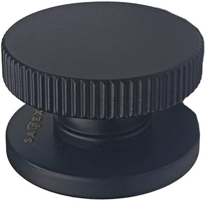 Safex Zinc Knob for Kitchen, Cupboard, Drawer, Dresser Cabinet |Matt Black | 30Mm Zinc Cabinet/Drawer Handle