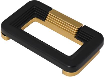 Safex Door Puller | Suitable for Kitchen Cupboard, Drawer Gold & Black, 2.5mm Zinc Door Handle