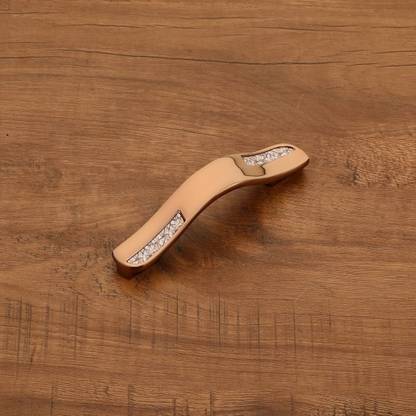 HARMONUS Kitchen Cabinet Door Handle/Drawer Handle,PVD Rose Gold - Diamond Finish Zinc Cabinet/Drawer Handle