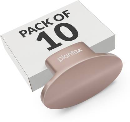 Plantex Handle for Drawer/Knobs for Cabinets/Pull-Push Knobs for Kitchen(Oval, Rembo) Zinc Cabinet/Drawer Handle