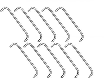 ATLANTIC Stainless Steel | Oval D | Dwawer | Cabinet Handles | 8 Inch Pack of 10 Pices Steel Cabinet/Drawer Handle