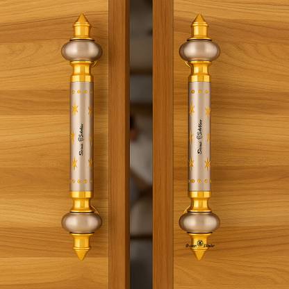 Smart Shophar Amor Brass Pipe Handle 8 Inches | Premium Main Door Pull Handle for Home Gate Brass Door Handle
