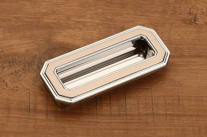 HARMONUS Sliding Handle and Concealed Door Pull Handle 160 mm - 8 inch (Satin - CP) Zinc Door Handle