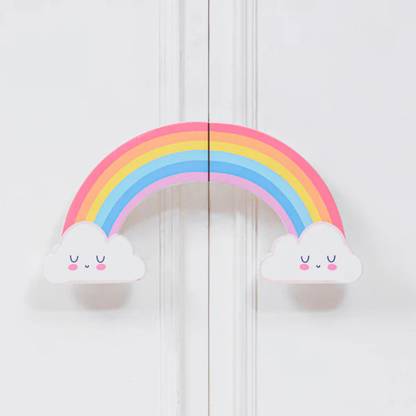 Pinch of pretty Premium Rainbow Cupboard Handles/ Drawer Handle/ Knobs Handle/ Door Handle Wood Cabinet/Drawer Handle