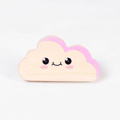 Pinch of pretty Pinch of pretty Cloud Knob Pink Drawer Knobs Wood Cabinet/Drawer Handle