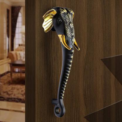 Plantex Elephant-Shaped Door Push Pull Handle/Door Pull Handle for Main Door-17 Inches Zinc Door Handle