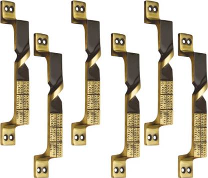 Devos ROYAL TWIST Antique Brass Finish Premium Door Handles Gold Plated Door Handle