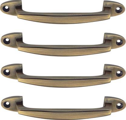 Mix & Match Shop 6 inch Classic Antique Brass Pull, Push bar Cast Iron Cabinet/Drawer Handle