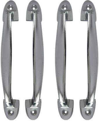 Mix & Match Shop Antique Classic Pull Handle Chrome Almirah | Door Cast Iron Cabinet/Drawer Handle