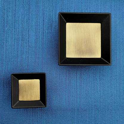 ABVIN Black Antique Square Cabinet KNOBS - (Small) Brass Cabinet/Drawer Handle