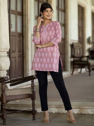 Elegance Style Women Printed Ethnic Dress Kurta