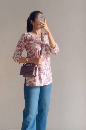 BHADRIYAA Women Printed Straight Kurta