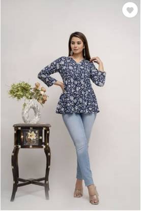 KIK-TIK Women Printed Cape Top Kurta