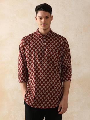 Moara Men Printed Straight Kurta