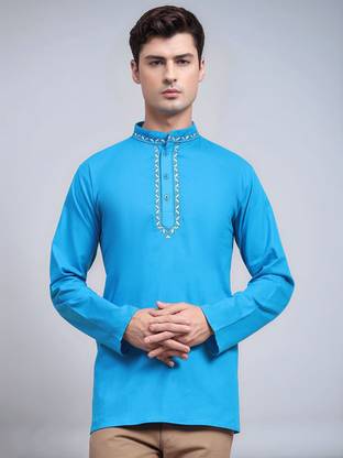 Moda Rapido Men Solid Straight Kurta