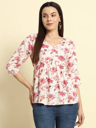 Sa Rasa Women Printed Flared Kurta