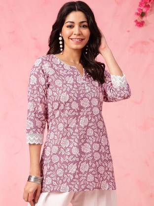 flipFabric Women Printed Straight Kurta