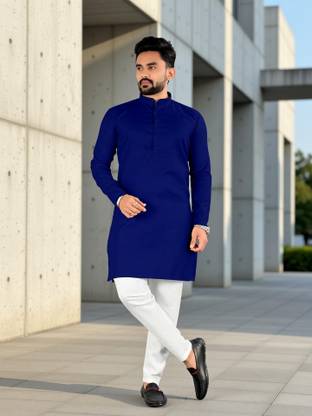ETHNICBLISS Men Kurta and Pyjama Set