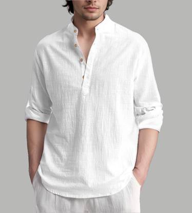 Navkanj Men Solid Straight Kurta