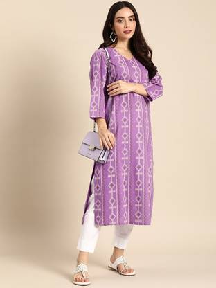 PHYSIL Women Printed Straight Kurta