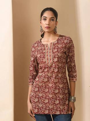 JSIMAR Women Printed Straight Kurta