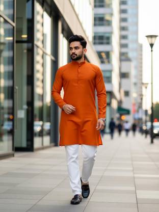 ETHNICBLISS Men Kurta and Pyjama Set