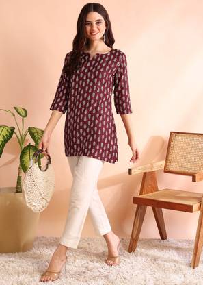 DSK STUDIO Women Floral Print Straight Kurta