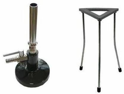 Apex Labs Bunsen Burner with Tripoid Stand Laboratory Bunsen Burner