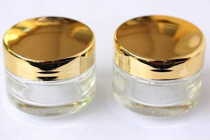 Baatli Cream jar 50 ml with golden cap Laboratory Dropper Bottle
