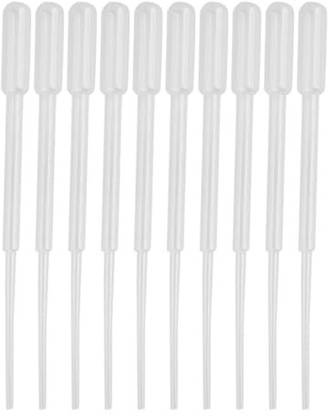 Kambojtraders Graduated Pipettes 0.5/3ml Plastic Dropper, Ink Filler, Transfer Tube Laboratory Dropper Bottle