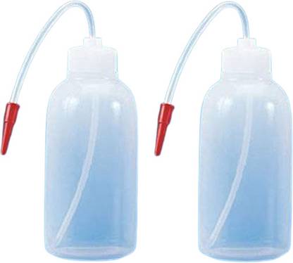 Charu Enterprises Low Density Polyethylene Wash Bottle 250ML with unbreakable tube Laboratory Dropper Bottle