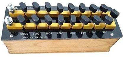 BLSCOPE Resistance Box Plug, 1-10000 Ohms Lab Resistance Box