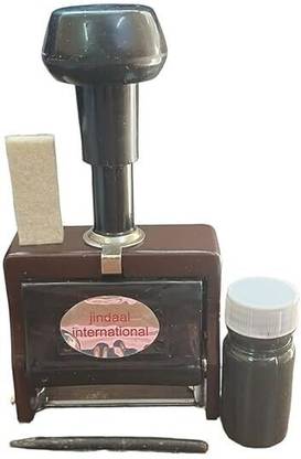 JINDAAL International 8 Digit Serial Hand Automatic Paper numbering Machine Label Stamping Machine