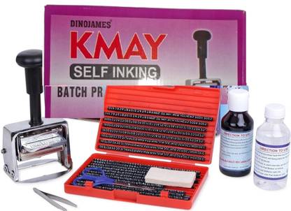 dinojames kmay Batch coding Machine 2mm Label Stamping Machine