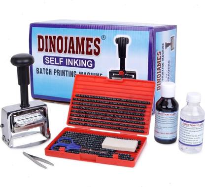 dinojames MRP batch coding machine 2mm Label Stamping Machine