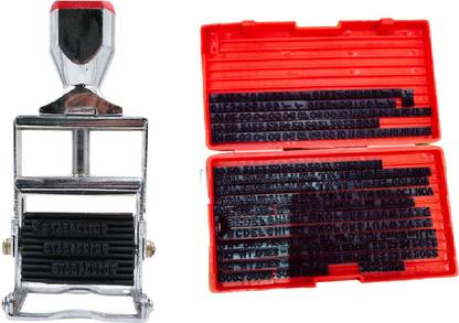 dinojames Batch Printing /Coding Machine 6mm Label Stamping Machine