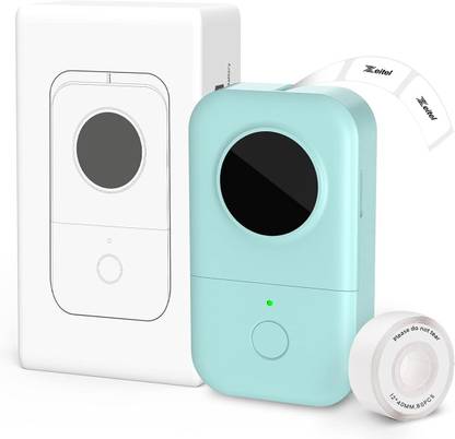 Zeitel Wireless Mini Label Printer Portable Thermal Sticker Maker Label Stamping Machine