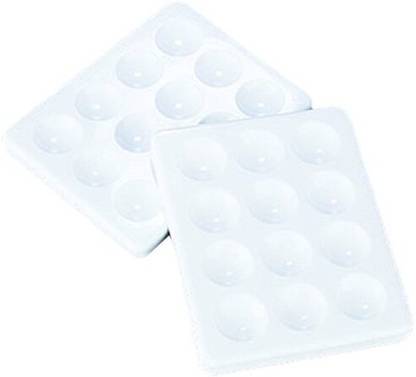 wkm Spotting Plate_12 Depression_120 mm x 90mm 12 Cavities Laboratory Spot Plate