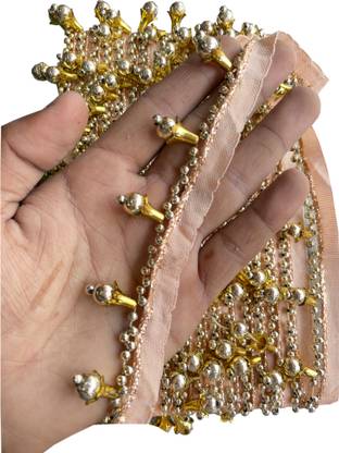 uniquemart Fancy Lehenga Dupatta Latkan Lace 9meter for Blouse, Saree, Suit, Lancha, Blouse Lace, Blouse Lace Design, Lehenga Lace Lace Reel
