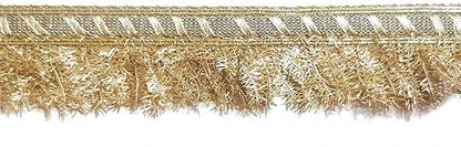Lacesnmore Wedding dupatta golden jhalar kiran , feather Fringes look jhalar 9m Golden Fringe kiran jhalar Lace Reel