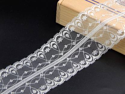 olc Orient Lace Craft White Net Lace Ribbon White Net Lace Ribbon Lace Reel