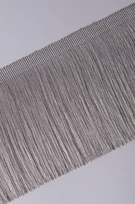 anida Fringe Trim Polyester Fiber Lace 6inch Width 9Miter Long for Clothes Accessorie Blouse,Dupatta,Sari,Choli,Chunni,Sarees,Lehenga,Suits,Curtain Lace Reel Border Lace Reel