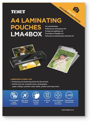 Texet LMA4BOX75 A4 Laminating Sheet