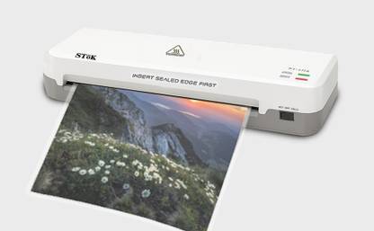 Stok SToK Fully Automatic / A4 Laminator with Jam Release Button | Supports Hot & Cold Lamination 10 inch Lamination Machine
