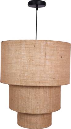 Hadisha lampshade THREE TIER LARGE JUTE NATURAL Chandelier Lamp Shade