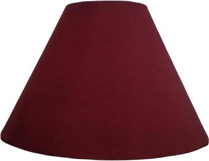 Sunshine Creation Fabric 10 Inches Table Lamp Shade maroon Color (Plain) Table Lamps Lamp Shade