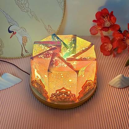 BNF Diy Paper Lamp Set Assemble Kit Removable For Tabletop Restaurant Tea Room Hanging Lights (Pendant Lights) Lamp Shade